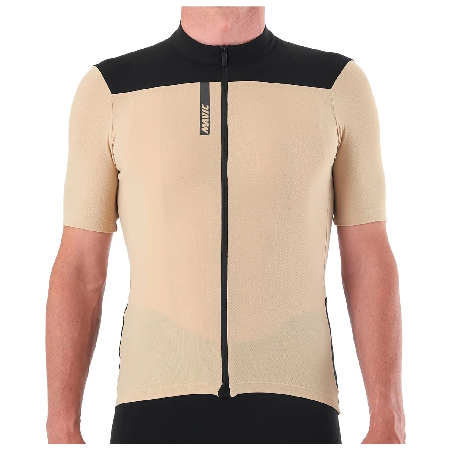 Мъжка фланелка с къс ръкав за колоездене Mavic Allroad Cargo Jersey Cycling jersey - White Pepper