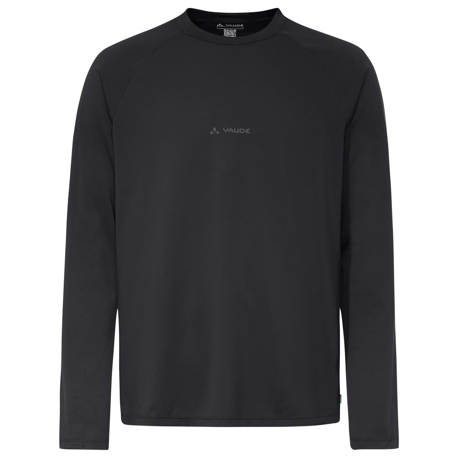 Мъжка фланелка с дълъг ръкав за колоездене Vaude Loamer L/S Shirt Cycling jersey - Black