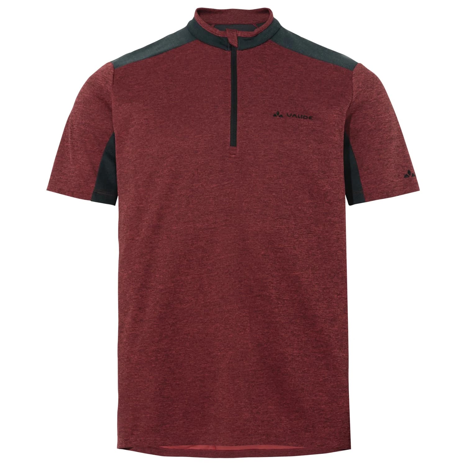 Мъжка фланелка с къс ръкав за колоездене Vaude Tamaro Half Zip Shirt IV Cycling jersey - Redeva