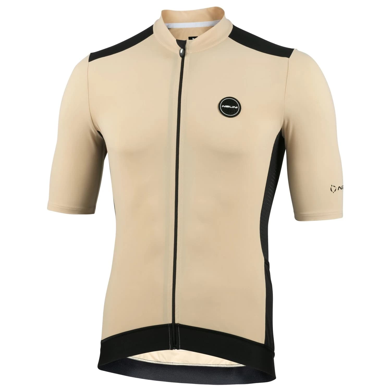 Мъжка фланелка с къс ръкав за колоездене Nalini Five Pockets Jersey Cycling jersey - Black / Pristine
