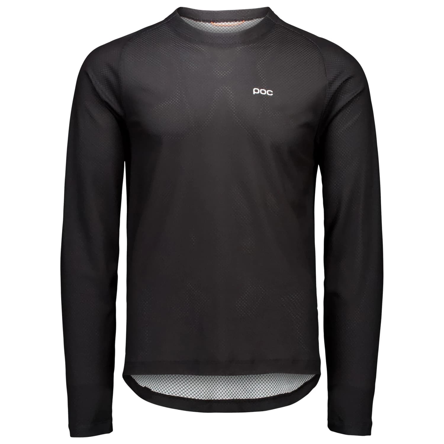 Мъжка фланелка с дълъг ръкав за колоездене POC Motion Air L/S Jersey Cycling jersey - Uranium Black
