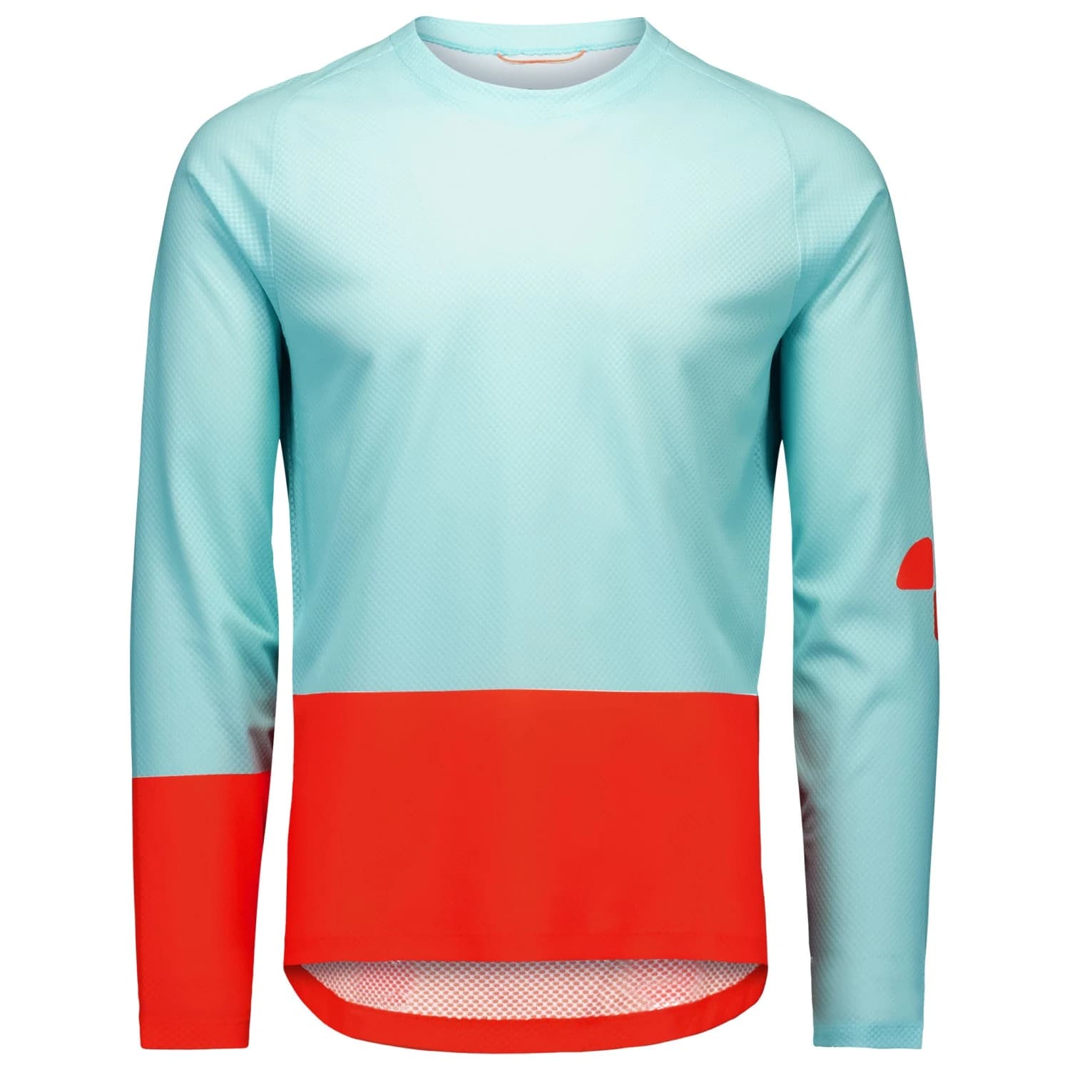 Мъжка фланелка с дълъг ръкав за колоездене POC Motion Air L/S Jersey Cycling jersey - Lazurite Blue / Carnelian Orange