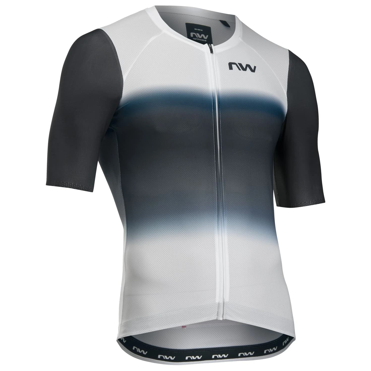 Мъжка фланелка с къс ръкав за колоездене Northwave Blade Air Jersey Short Sleeve Cycling jersey - White / Black