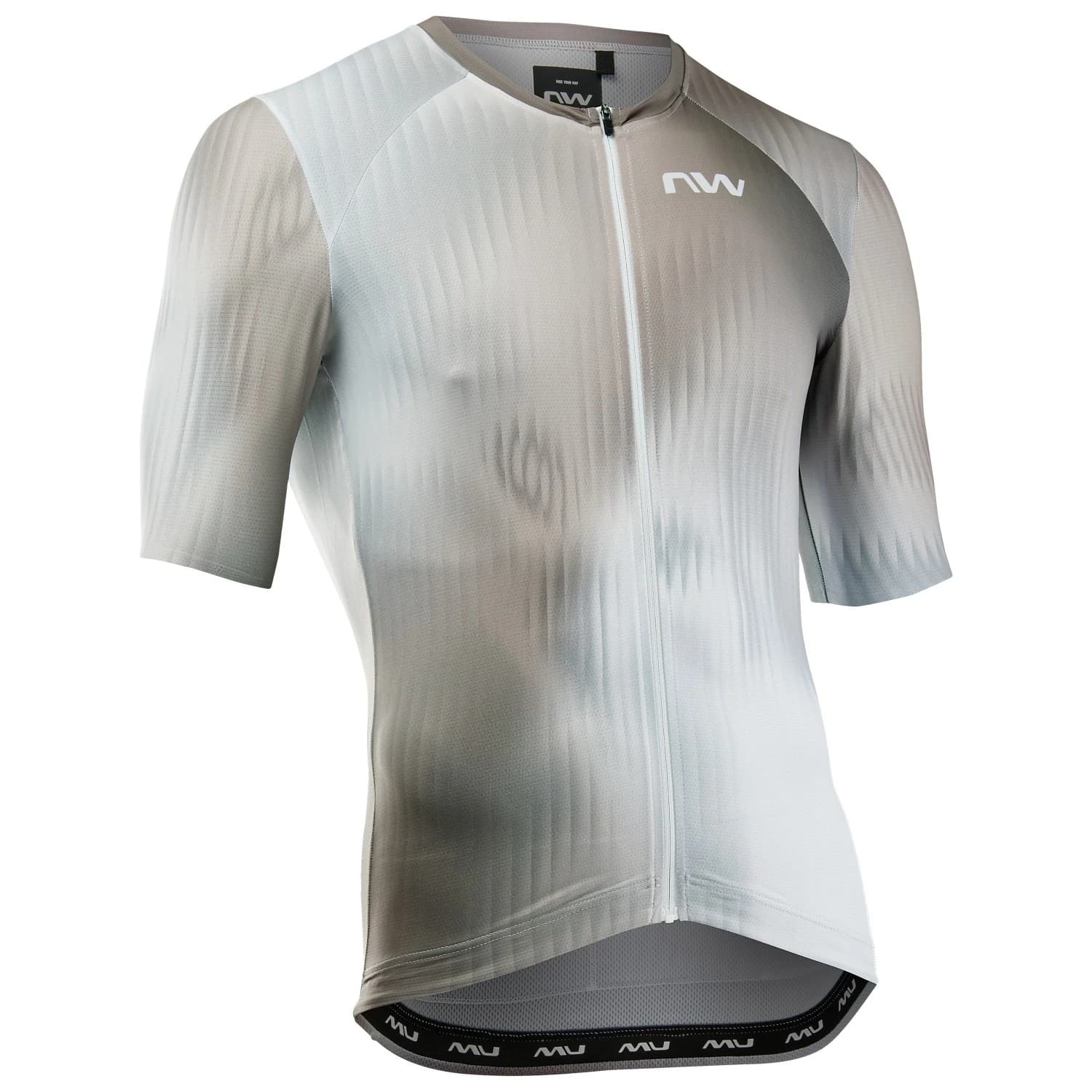 Мъжка фланелка с къс ръкав за колоездене Northwave Blade Jersey Short Sleeve Cycling jersey - White / Sand