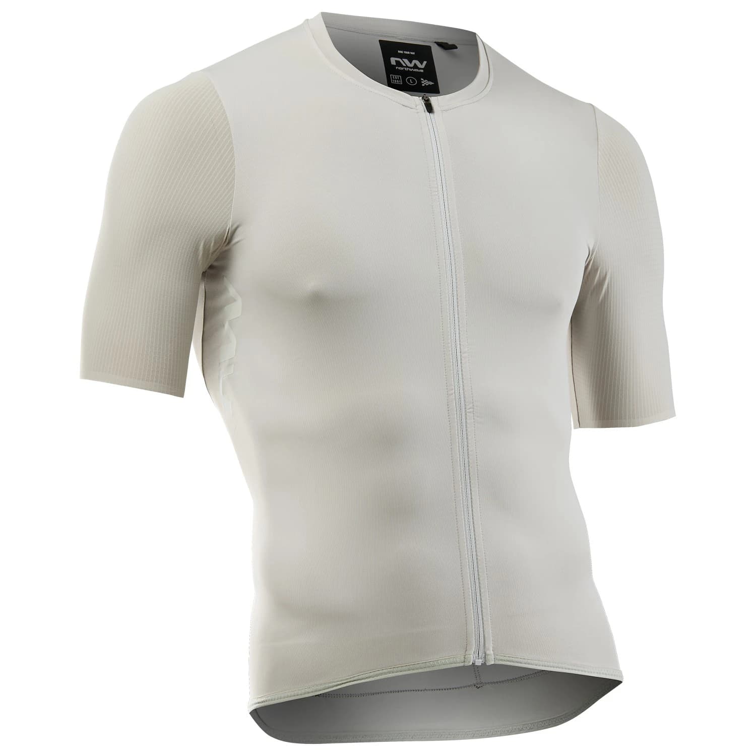 Фланелка с къс ръкав за колоездене Northwave Essence Evo Jersey Short Sleeve Cycling jersey - Light Grey