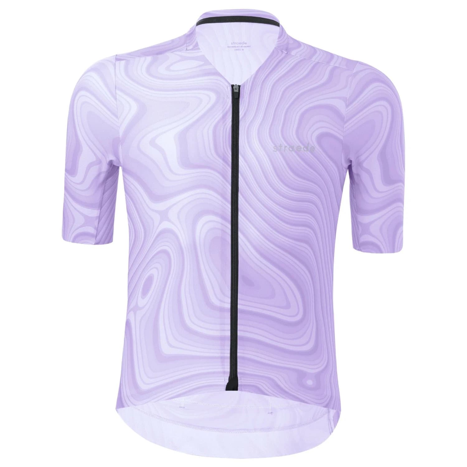 Фланелка с къс ръкав за колоездене Straede Aerlig Jersey Cycling jersey - Purple