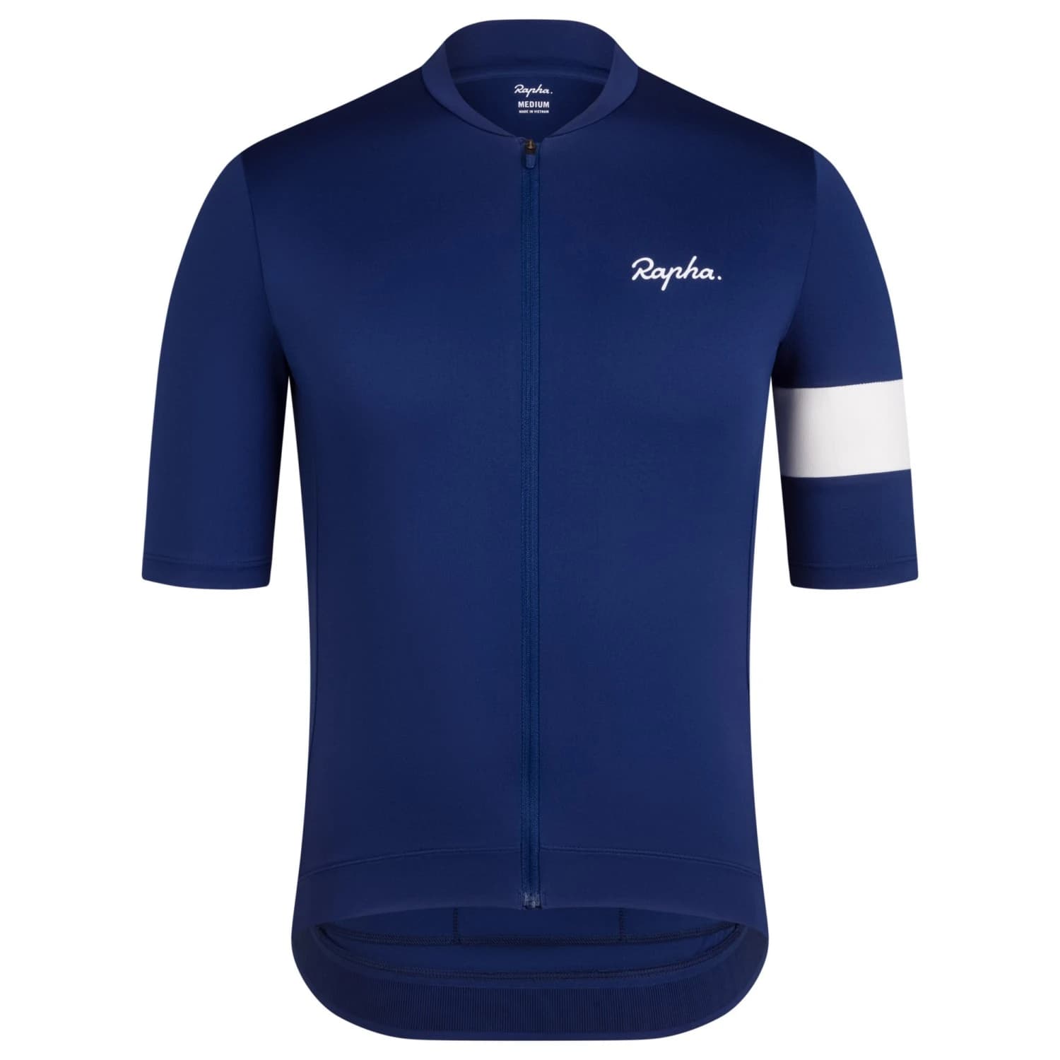 Мъжка фланелка с къс ръкав за колоездене Rapha Core Jersey Cycling jersey - Navy / White