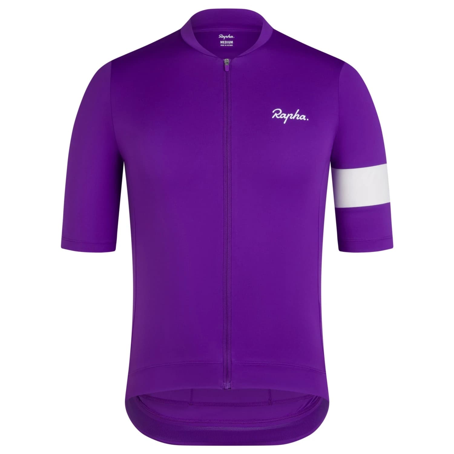 Мъжка фланелка с къс ръкав за колоездене Rapha Core Jersey Cycling jersey - Ultraviolet / White