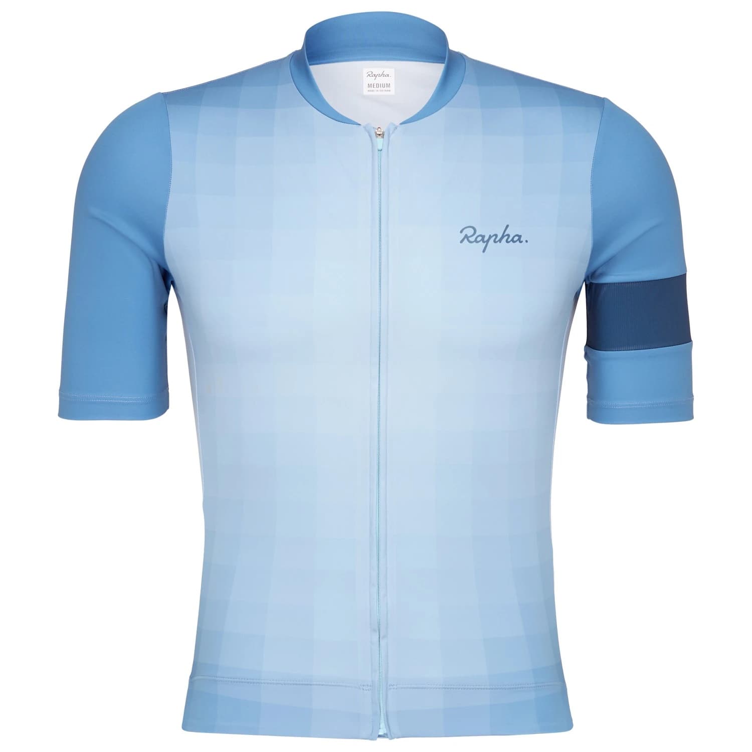Мъжка фланелка с къс ръкав за колоездене Rapha Core Jersey Cycling jersey - Aqua / Bright Aqua