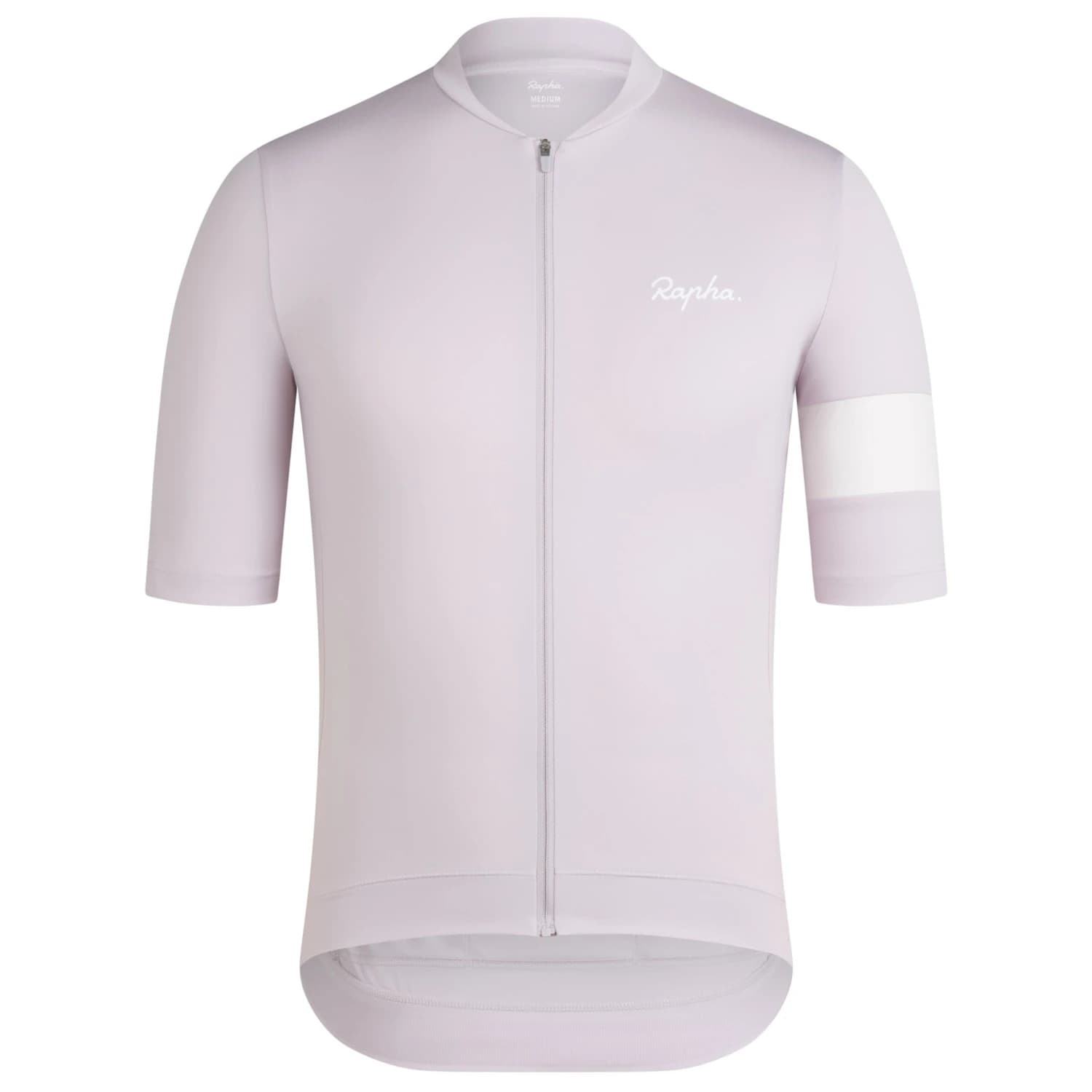 Мъжка фланелка с къс ръкав за колоездене Rapha Core Jersey Cycling jersey - Pale Lilac / White