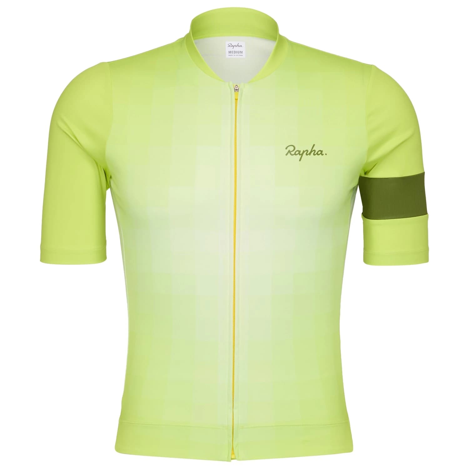 Мъжка фланелка с къс ръкав за колоездене Rapha Core Jersey Cycling jersey - Silver / Yellow