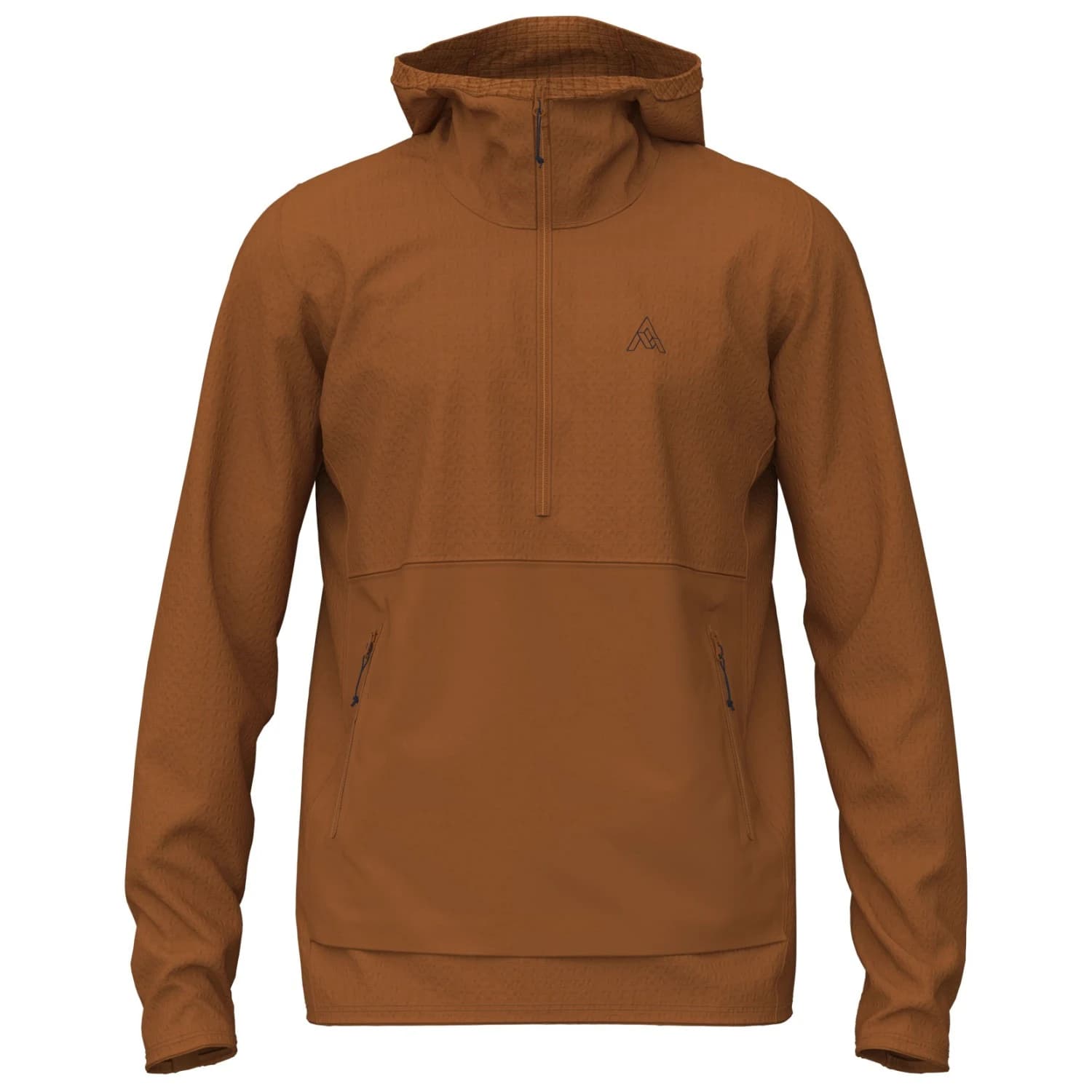 Мъжка фланелка с дълъг ръкав за колоездене 7mesh Chilco Anorak Cycling jersey - Caramel
