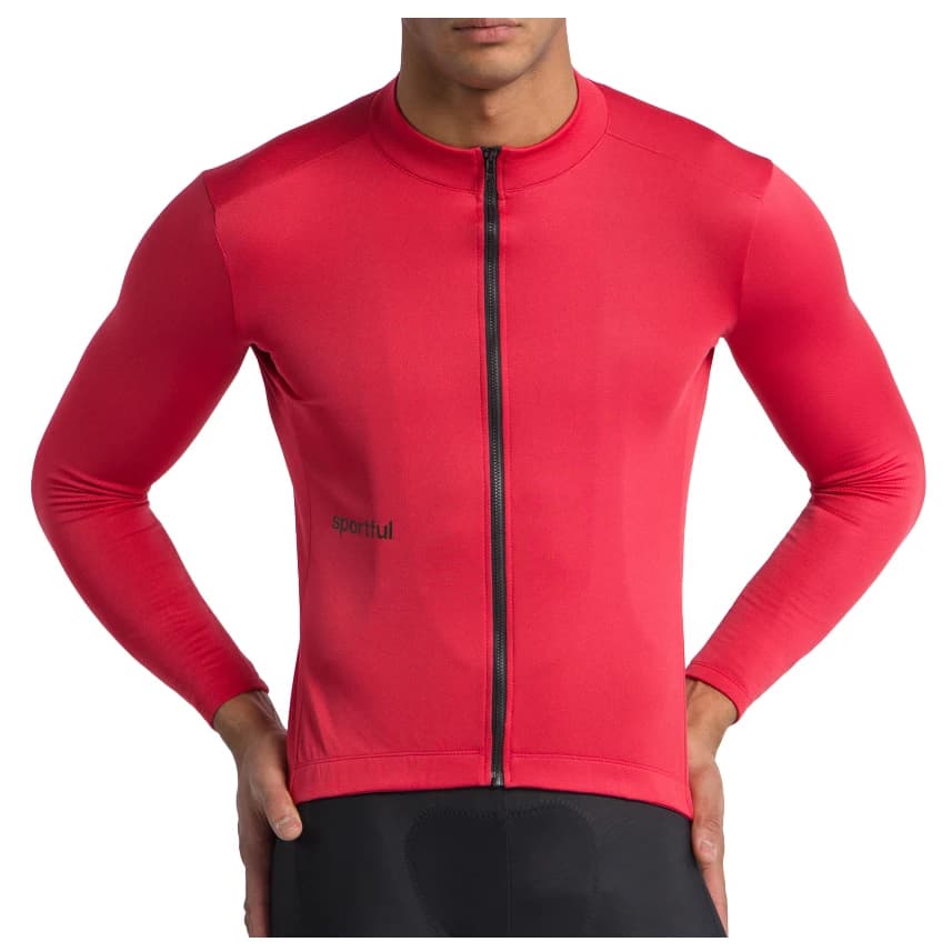 Мъжка фланелка с дълъг ръкав за колоездене Sportful Classic Thermal Jersey Cycling jersey - Phoenix Glow