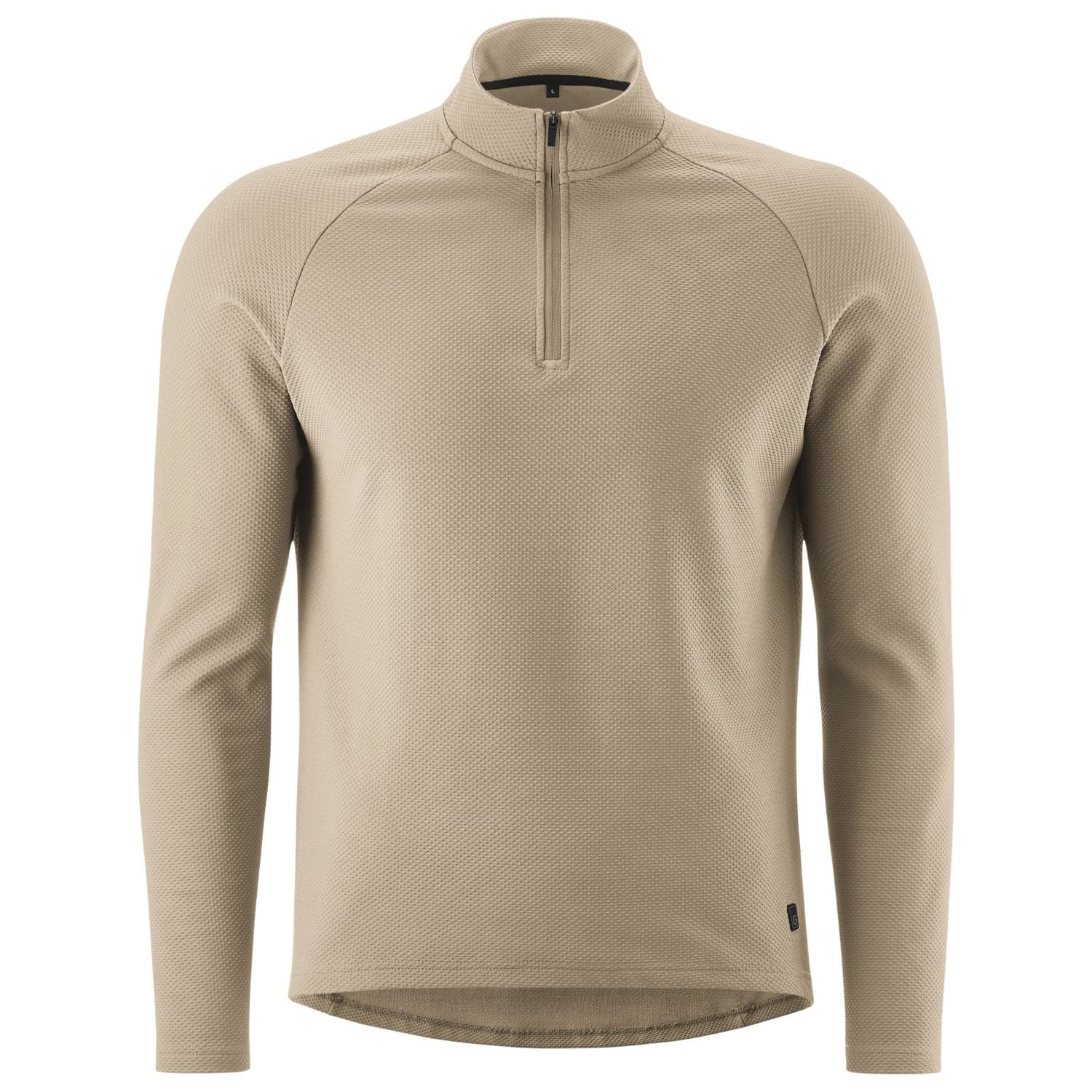 Фланелка с дълъг ръкав за колоездене Gonso Essential Jersey Longsleeve Therm Cycling jersey - Jonesboro Cream