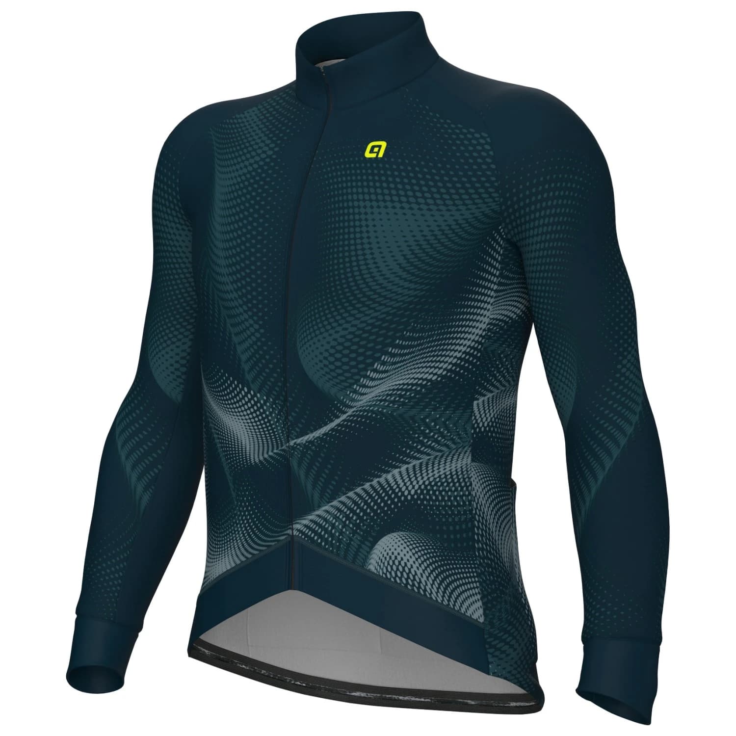 Фланелка с дълъг ръкав за колоездене Alé Pragma Cosmic L/S Jersey Cycling jersey - Lagoon