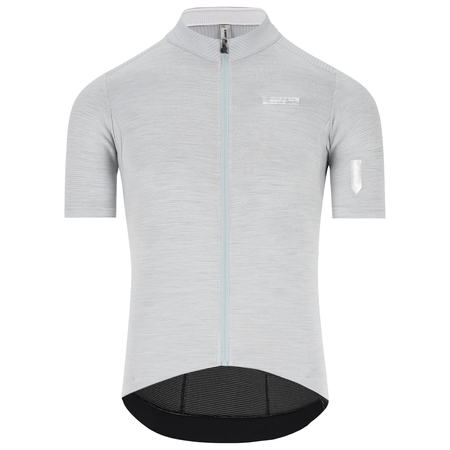 Мъжка фланелка с къс ръкав за колоездене Q36.5 Adventure Tech Merino Jersey Cycling jersey - Ice Grey