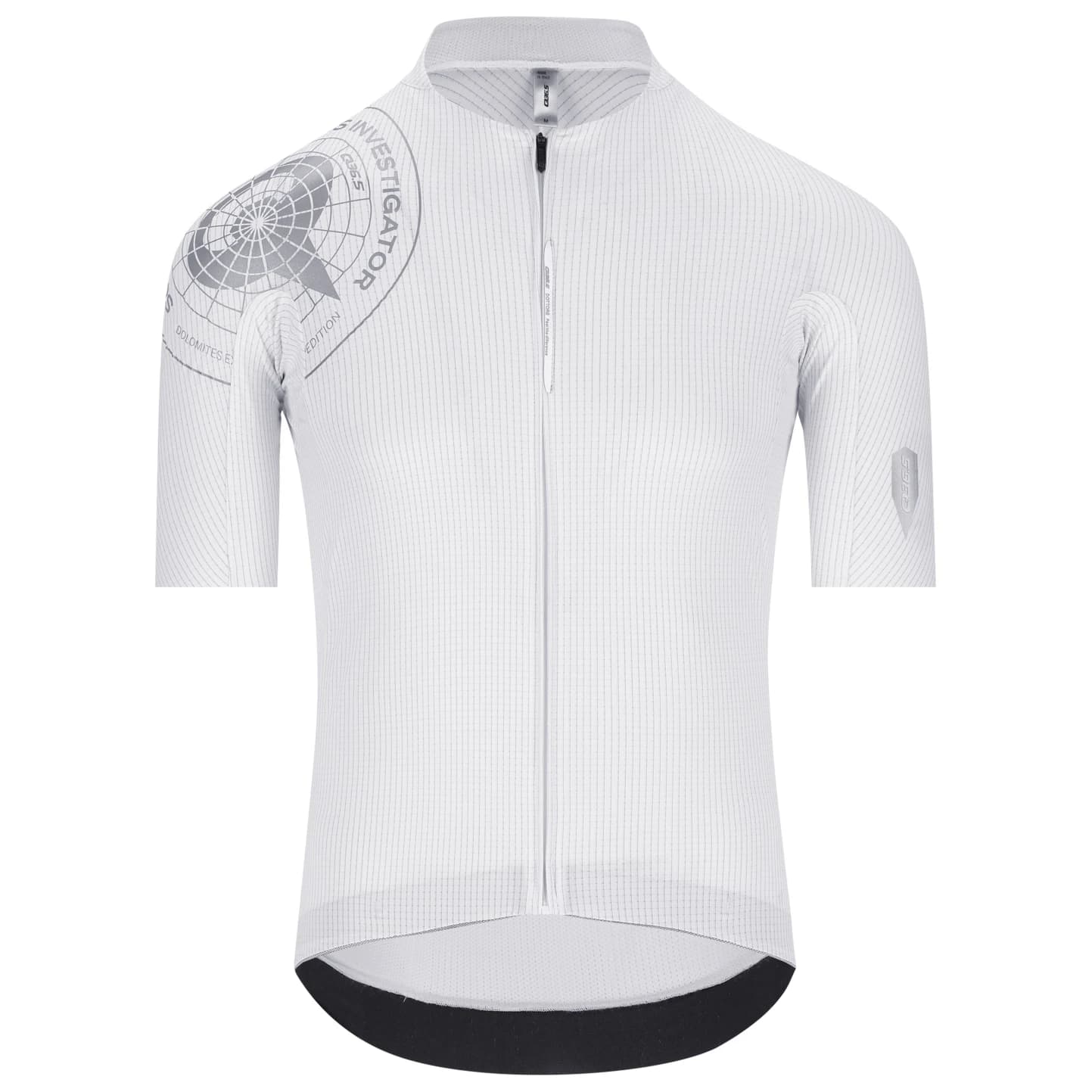 Мъжка фланелка с къс ръкав за колоездене Q36.5 Dottore Pro Research Scientist Jersey Cycling jersey - Optic White