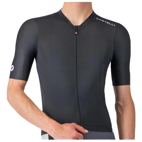 Мъжка фланелка с къс ръкав за колоездене Castelli Espresso 2 Jersey Cycling jersey - Black