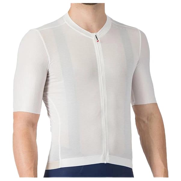 Мъжка фланелка с къс ръкав за колоездене Castelli Espresso 2 Jersey Cycling jersey - Ivory