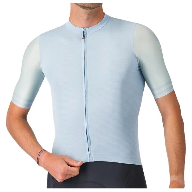 Мъжка фланелка с къс ръкав за колоездене Castelli Prologo Lite 2 Jersey Cycling jersey - Winter Sky
