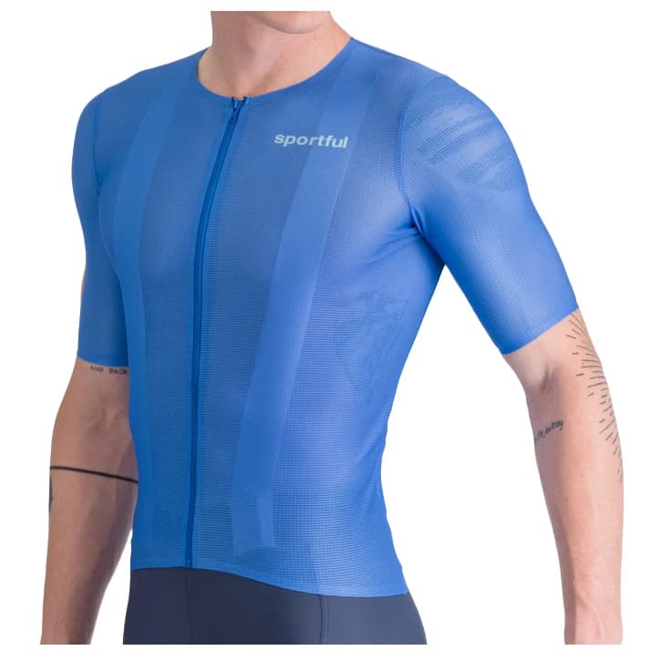 Мъжка фланелка с къс ръкав за колоездене Sportful Light 2 Jersey Cycling jersey - Frozen Ocean