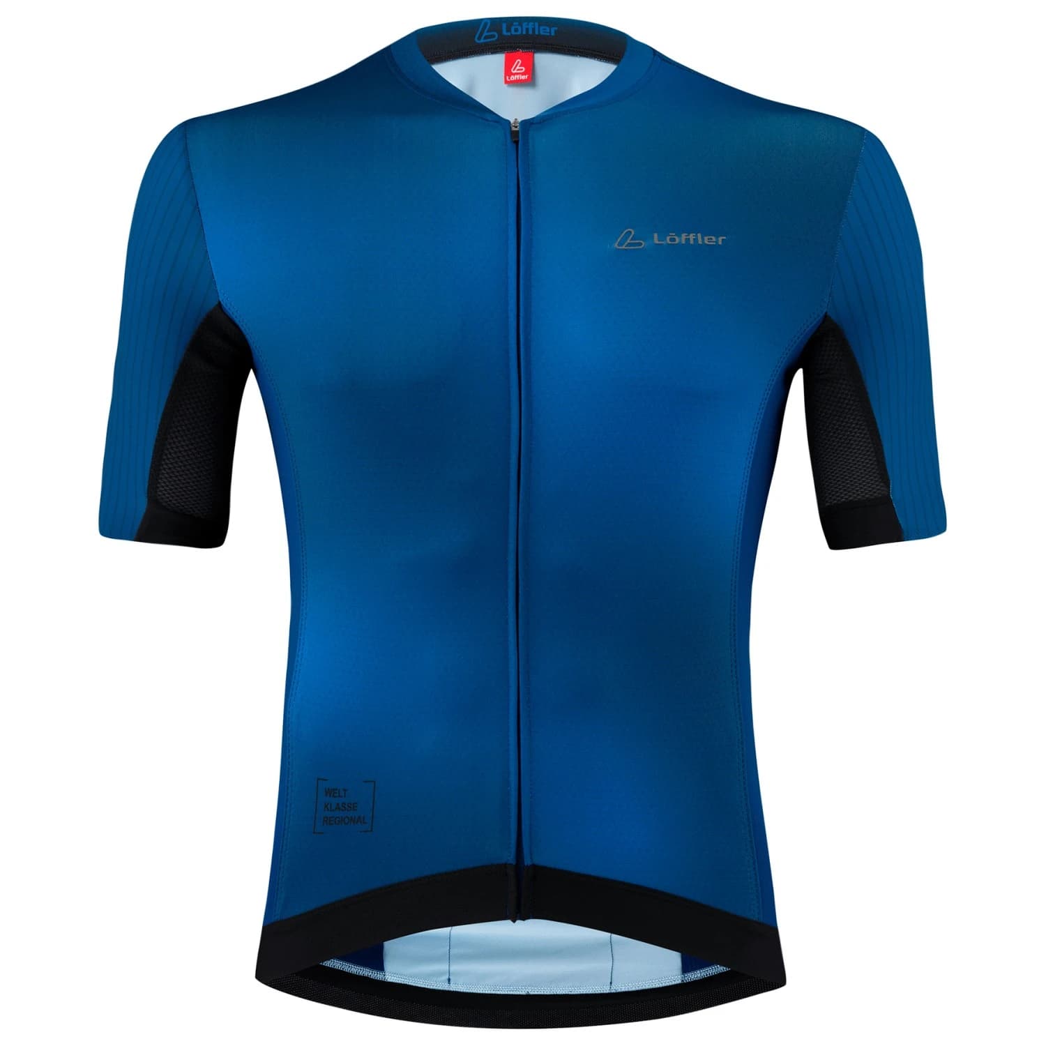 Мъжка фланелка с къс ръкав за колоездене Löffler Bike Jersey Full-Zip Curro Hotbond Cycling jersey - Navy