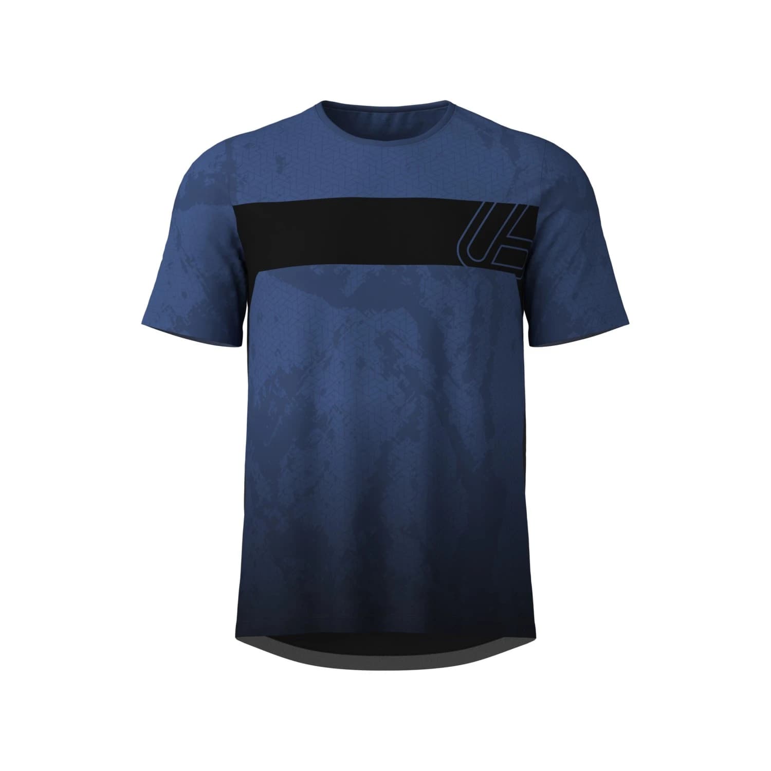 Мъжка фланелка с къс ръкав за колоездене Löffler MTB T-Shirt Raider Cycling jersey - Navy