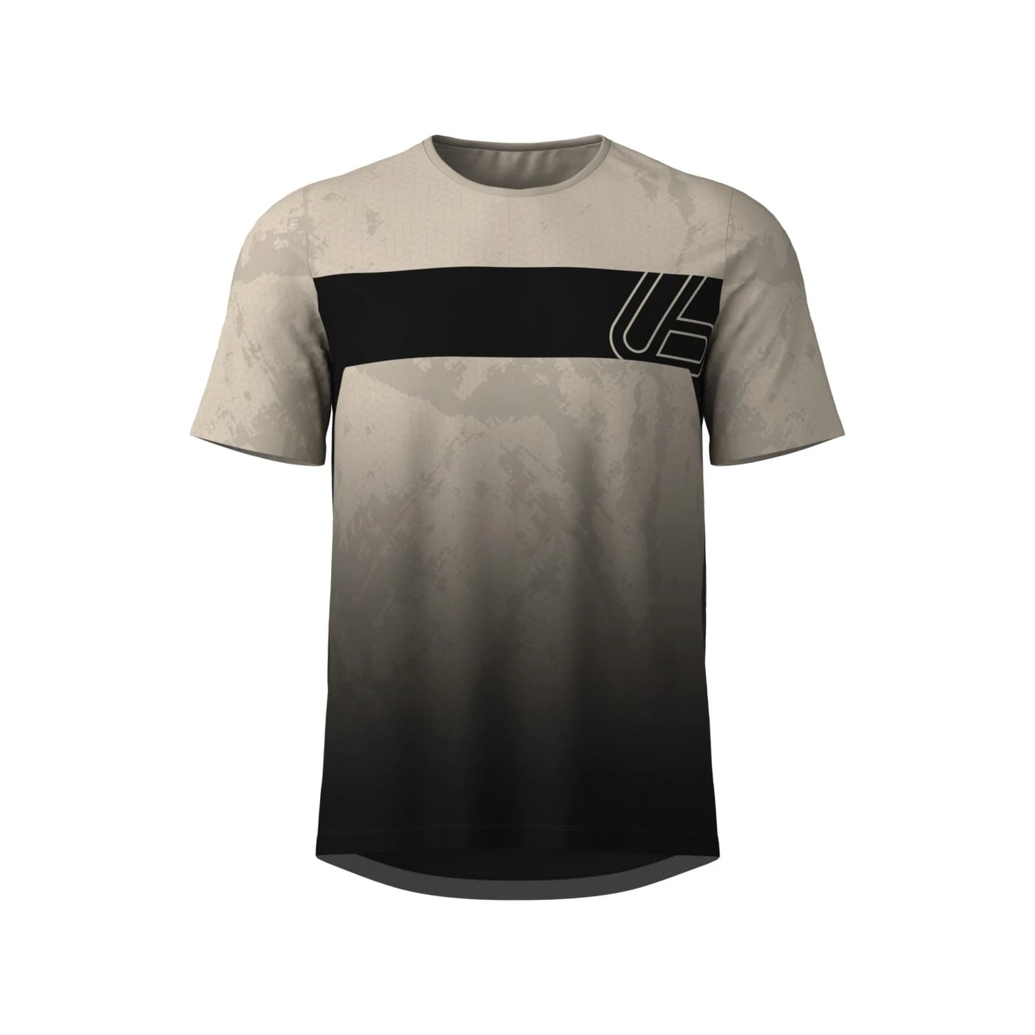 Мъжка фланелка с къс ръкав за колоездене Löffler MTB T-Shirt Raider Cycling jersey - Sahara