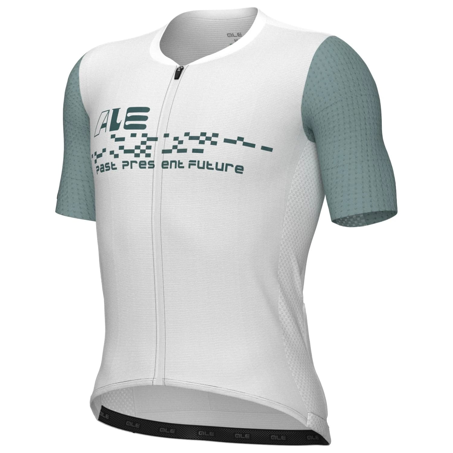 Мъжка фланелка с къс ръкав за колоездене Alé PR-E Megabyte 2.0 S/S Jersey Cycling jersey - White