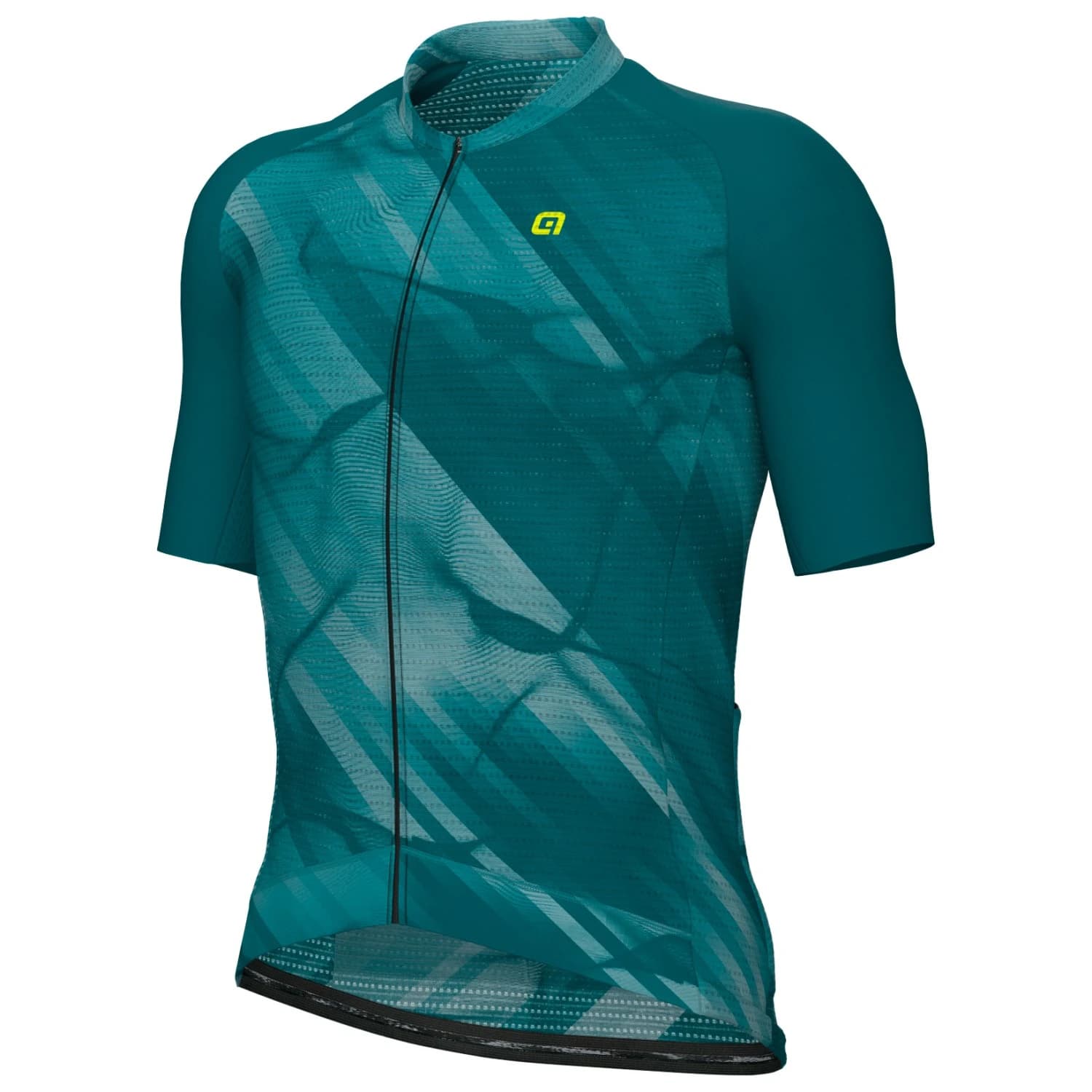 Мъжка фланелка с къс ръкав за колоездене Alé Pragma Crash S/S Jersey Cycling jersey - Ottanio Blue