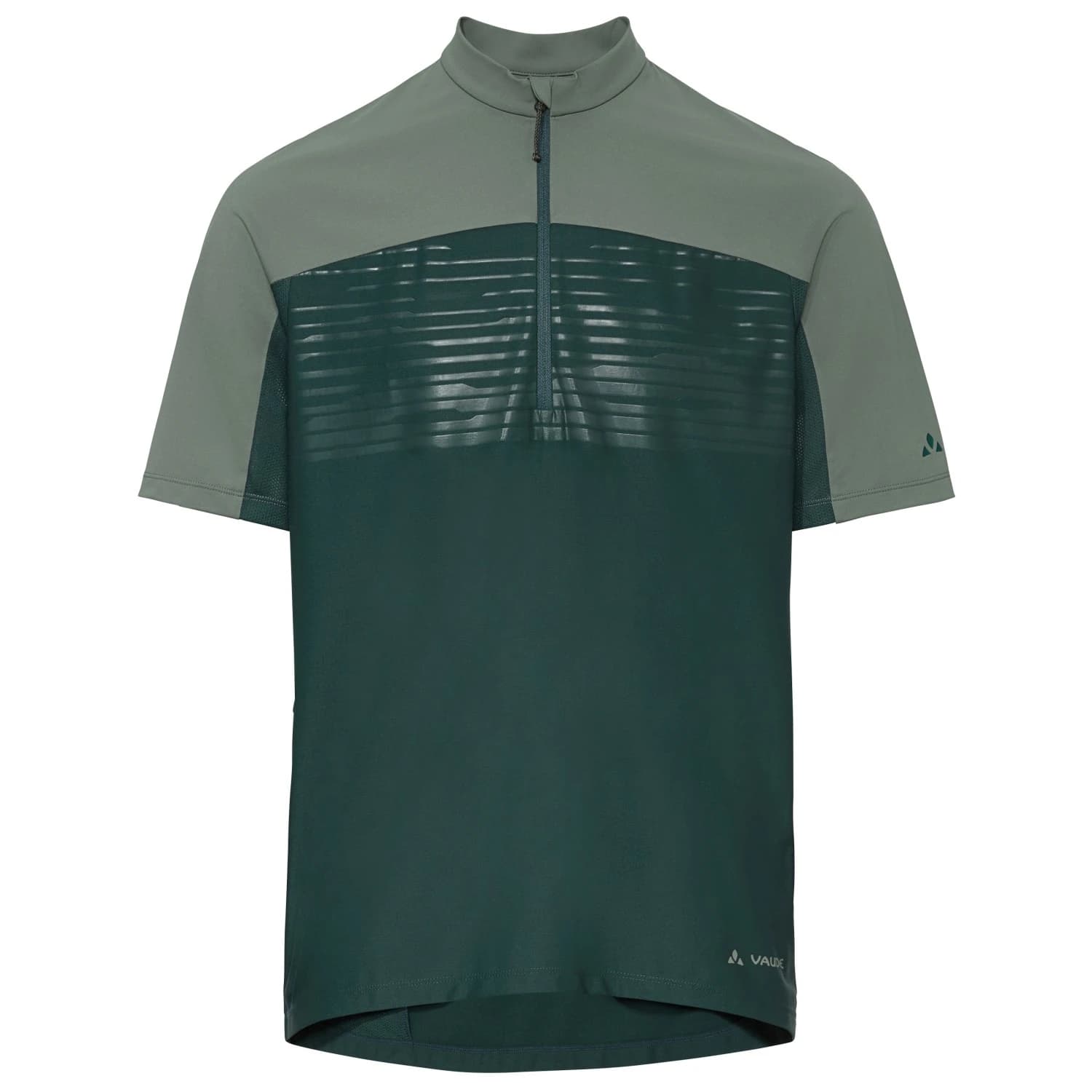 Мъжка фланелка с къс ръкав за колоездене Vaude Qimsa Pro Half Zip Shirt Cycling jersey - Deep Pond
