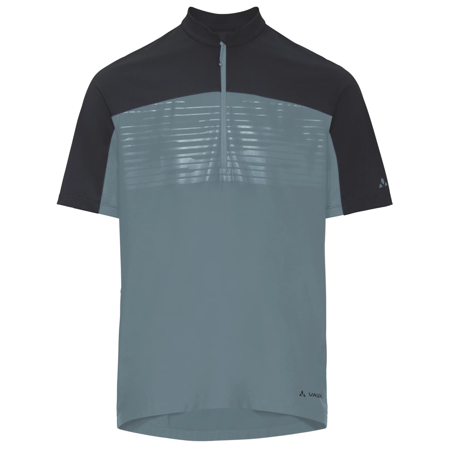 Мъжка фланелка с къс ръкав за колоездене Vaude Qimsa Pro Half Zip Shirt Cycling jersey - Heron