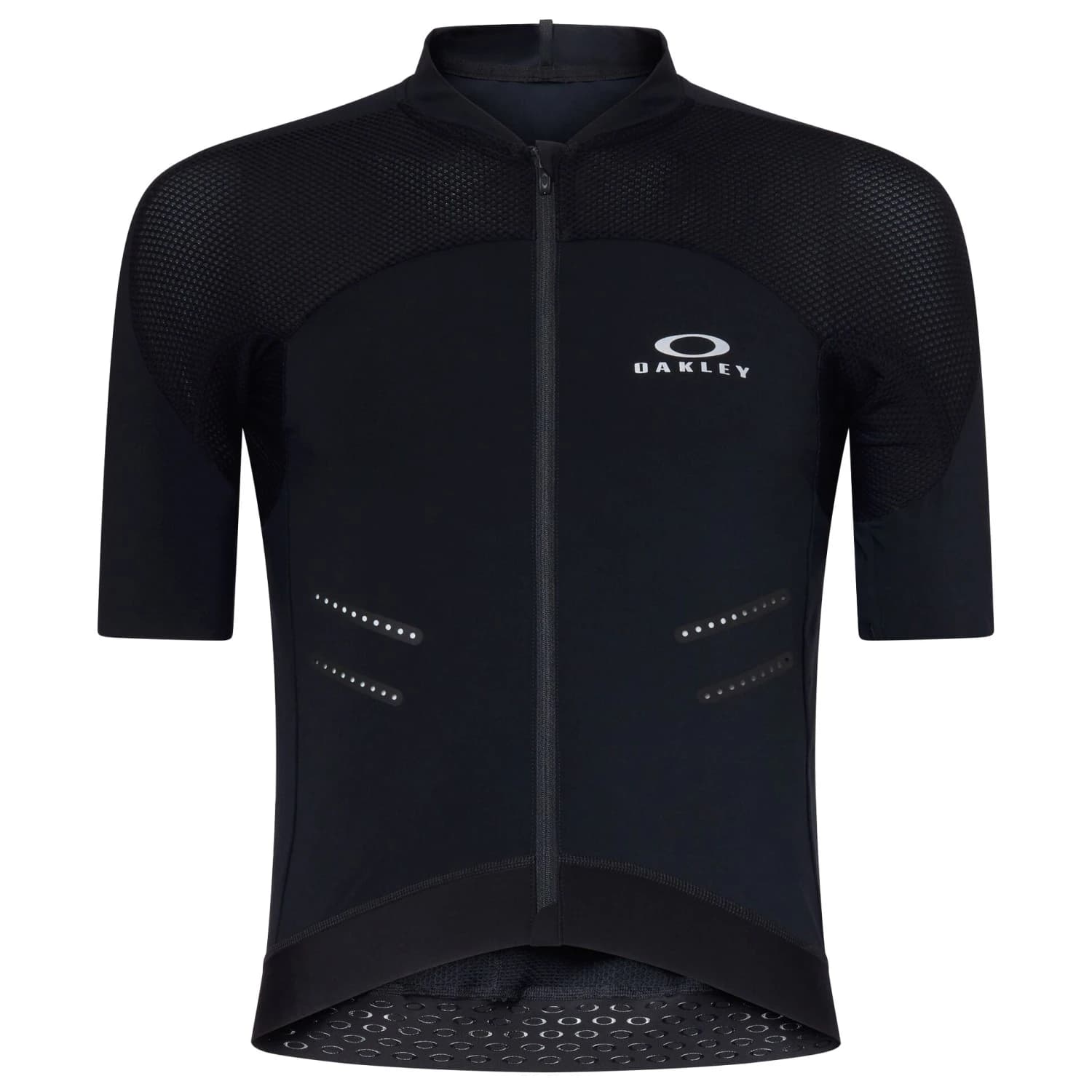 Мъжка фланелка с къс ръкав за колоездене Oakley Endurance Aero Jersey Cycling jersey - Pitch Black