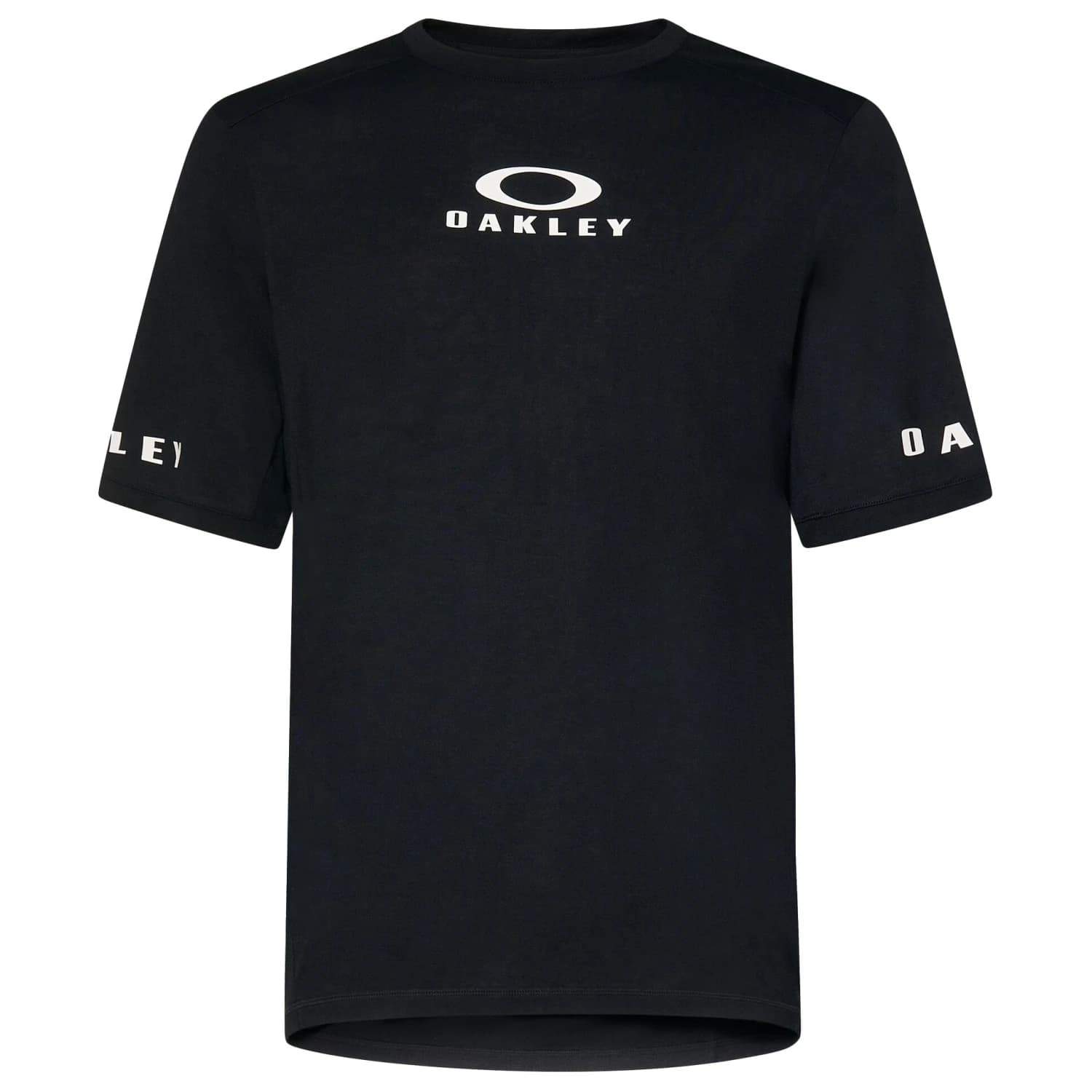 Мъжка фланелка с къс ръкав за колоездене Oakley Seeker Flow S/S Jersey Cycling jersey - Blackout