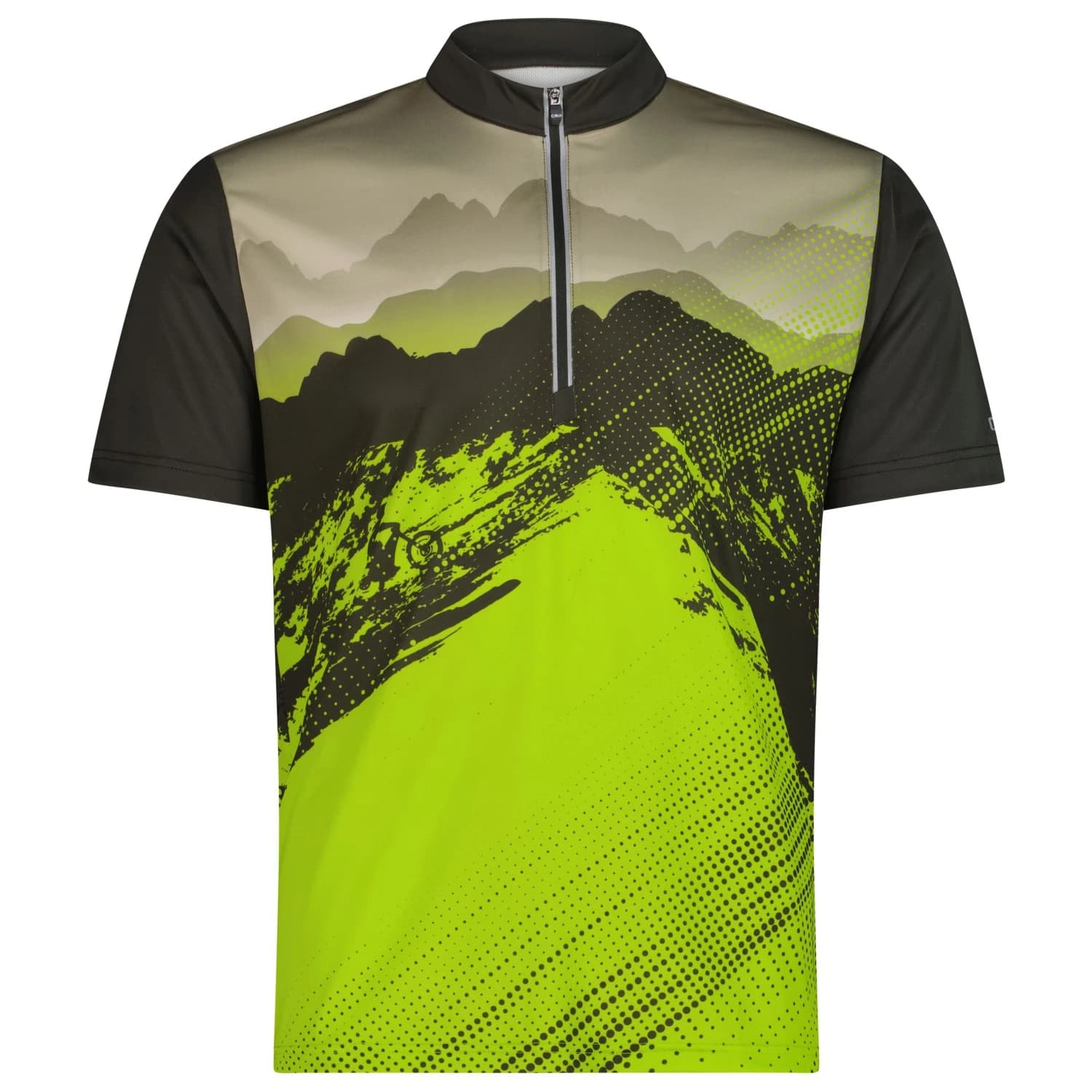 Мъжка фланелка с къс ръкав за колоездене Cmp T-Shirt Freebike with Backpocket Cycling jersey - Pine / Mela / Sage