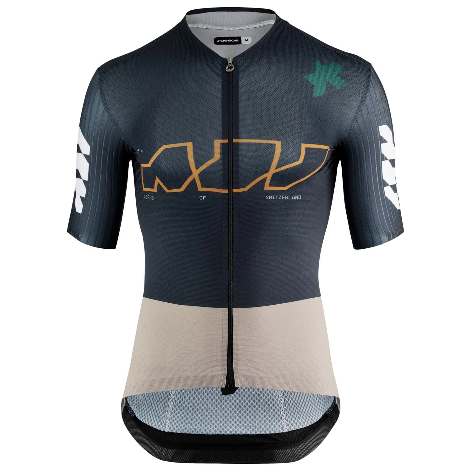 Фланелка с къс ръкав за колоездене Assos Equipe RS Jersey Something To Say Cycling jersey - Excellence Blue