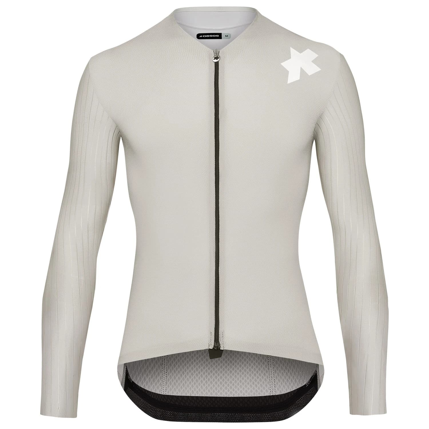 Мъжка фланелка с дълъг ръкав за колоездене ASSOS Equipe RS L/S Jersey S11 Cycling jersey - Almond Milk