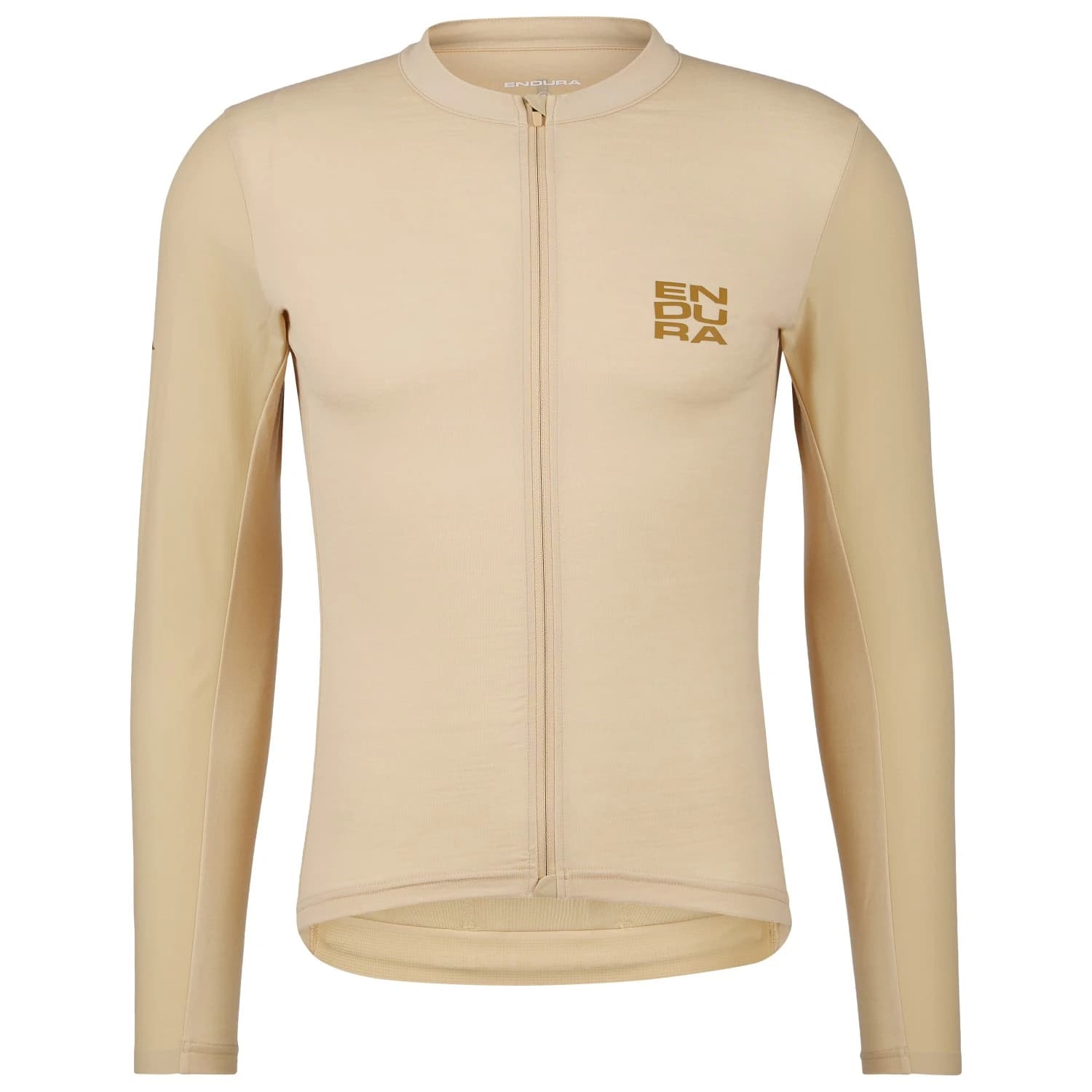 Мъжка фланелка с дълъг ръкав за колоездене Endura AllTrack Ride L/S Jersey Cycling jersey - Sand