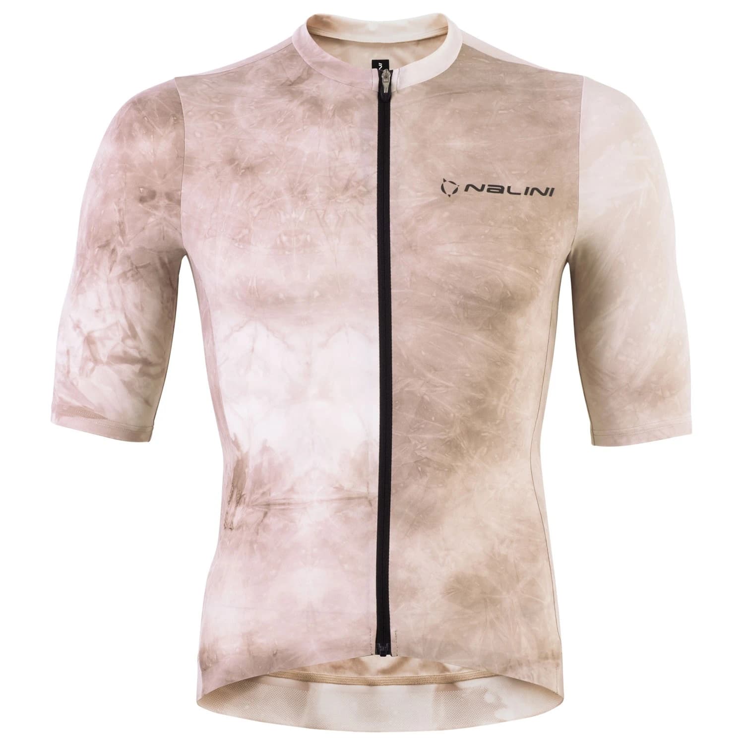 Мъжка фланелка с къс ръкав за колоездене Nalini Tie Dye Jersey Cycling jersey - Sand
