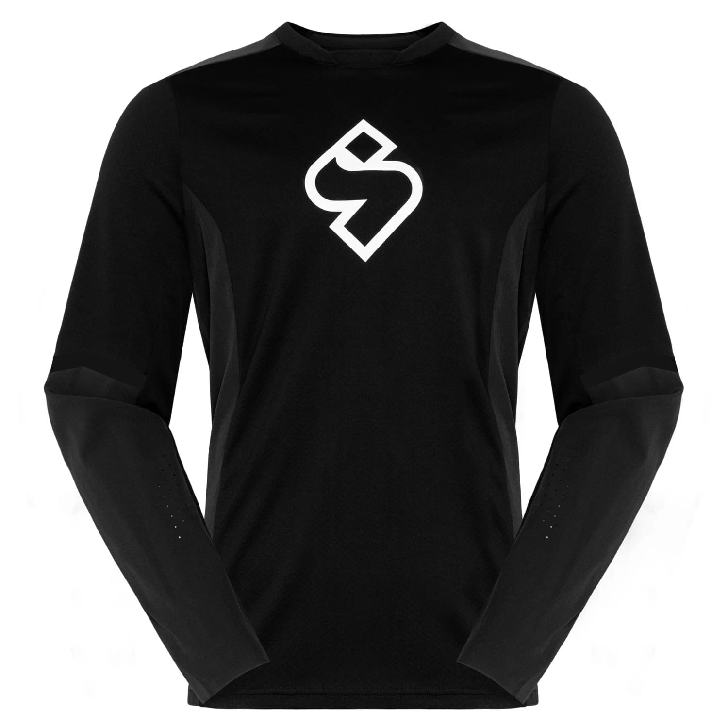 Мъжка фланелка с дълъг ръкав за колоездене Sweet Protection Hunter II Park Long Sleeve Cycling jersey - Black