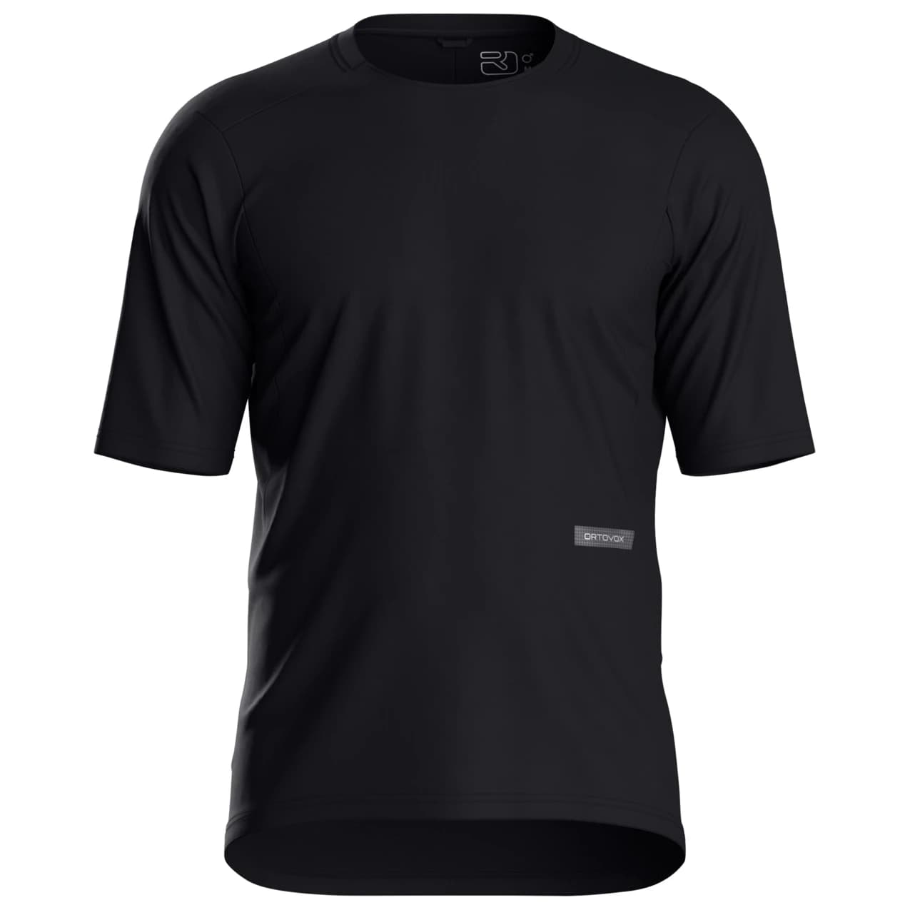 Мъжка фланелка с къс ръкав за колоездене Ortovox Sequence Trail Jersey T-Shirt Cycling jersey - Black Raven