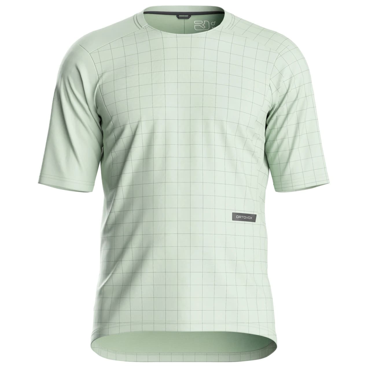 Мъжка фланелка с къс ръкав за колоездене Ortovox Sequence Trail Jersey T-Shirt Cycling jersey - Green Acid