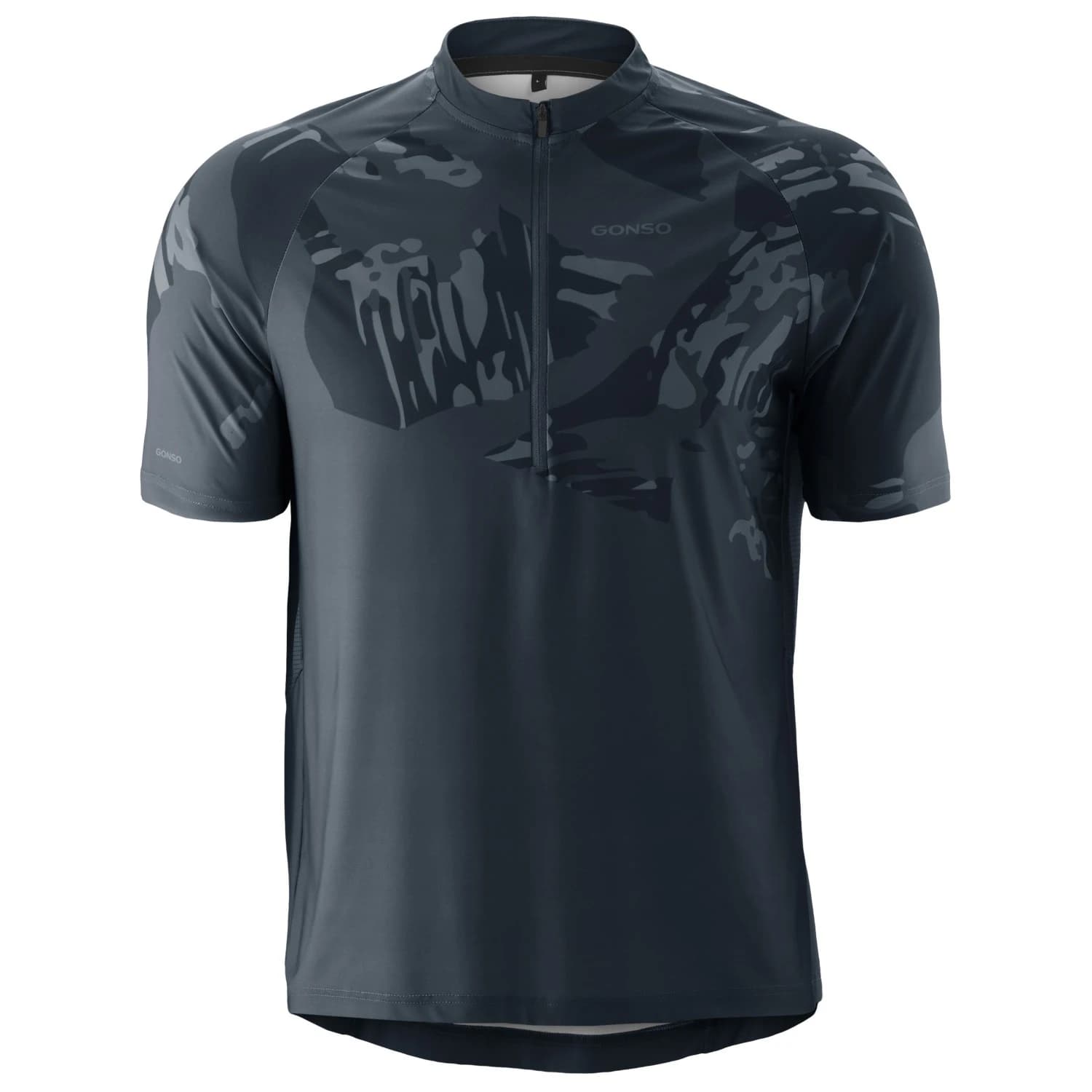 Мъжка фланелка с къс ръкав за колоездене Gonso Adventure Jersey 3/4 Zip Cycling jersey - Outerspace