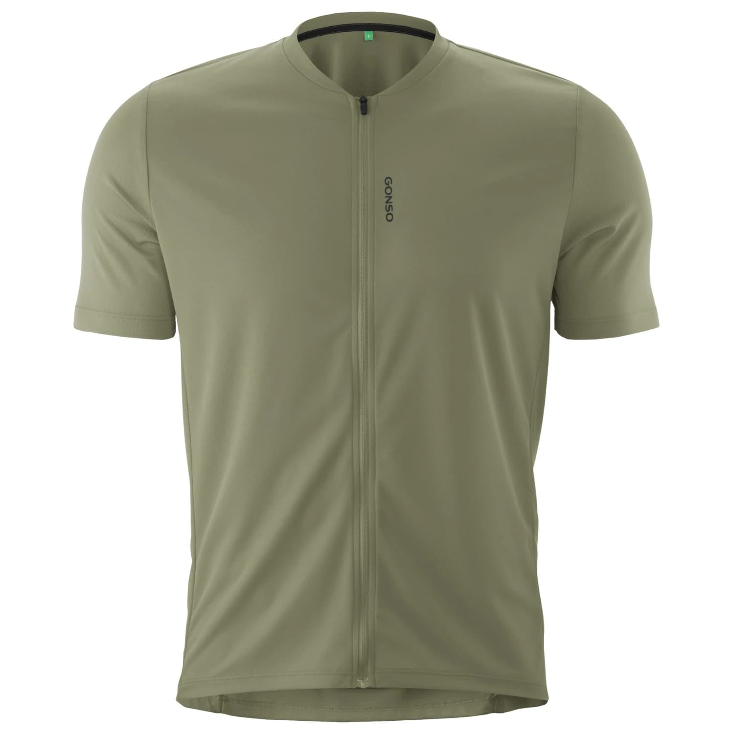 Мъжка фланелка с къс ръкав за колоездене Gonso Sitivo Jersey Green Cycling jersey - Avery Fern