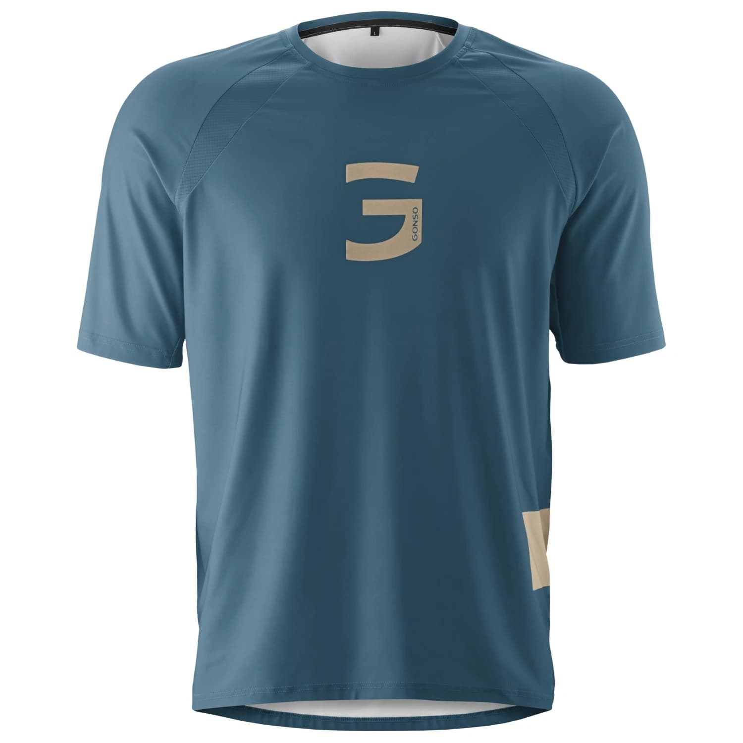 Мъжка фланелка с къс ръкав за колоездене Gonso Trail Jersey Cycling jersey - Ao Blue