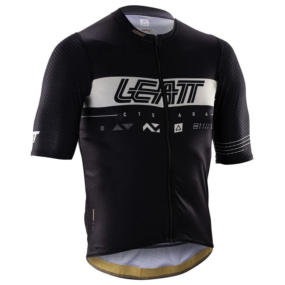 Мъжка фланелка с къс ръкав за колоездене Leatt MTB Endurance 6.0 Jersey Cycling jersey - Racing Black