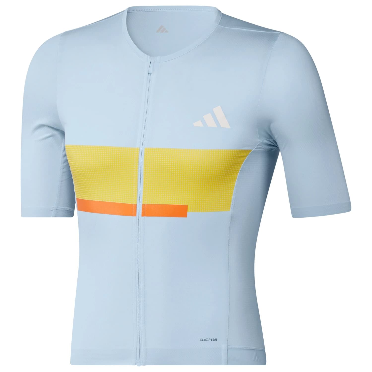 Мъжка фланелка с къс ръкав за колоездене adidas Tempo Jersey Neo Cycling jersey - Crystal Sky