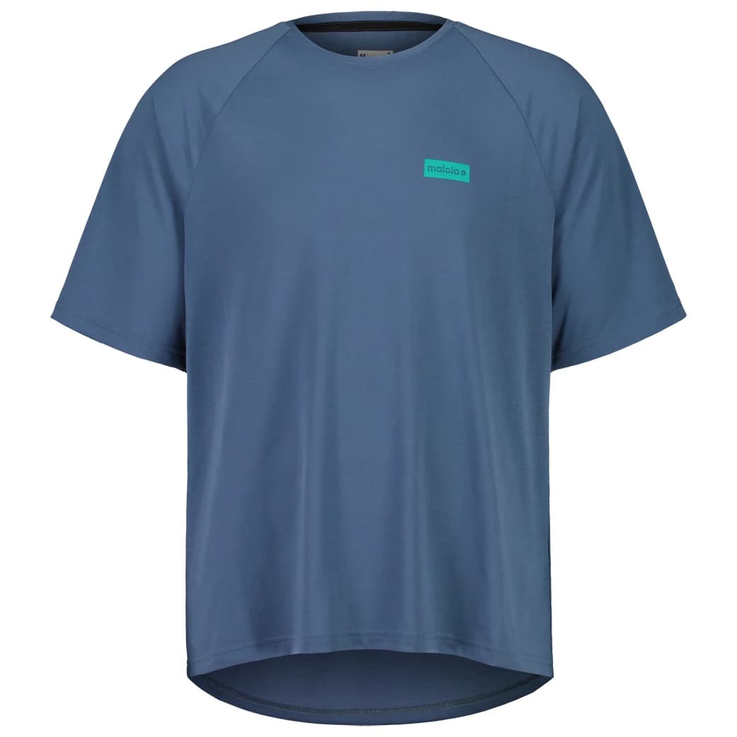 Мъжка фланелка с къс ръкав за колоездене Maloja GernM. Cycling jersey - Dusty Blue