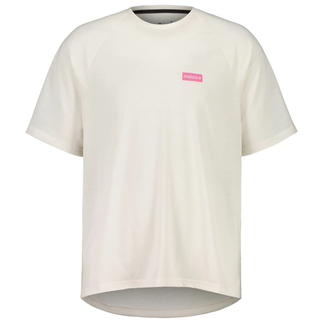 Мъжка фланелка с къс ръкав за колоездене Maloja GernM. Cycling jersey - Shaded White