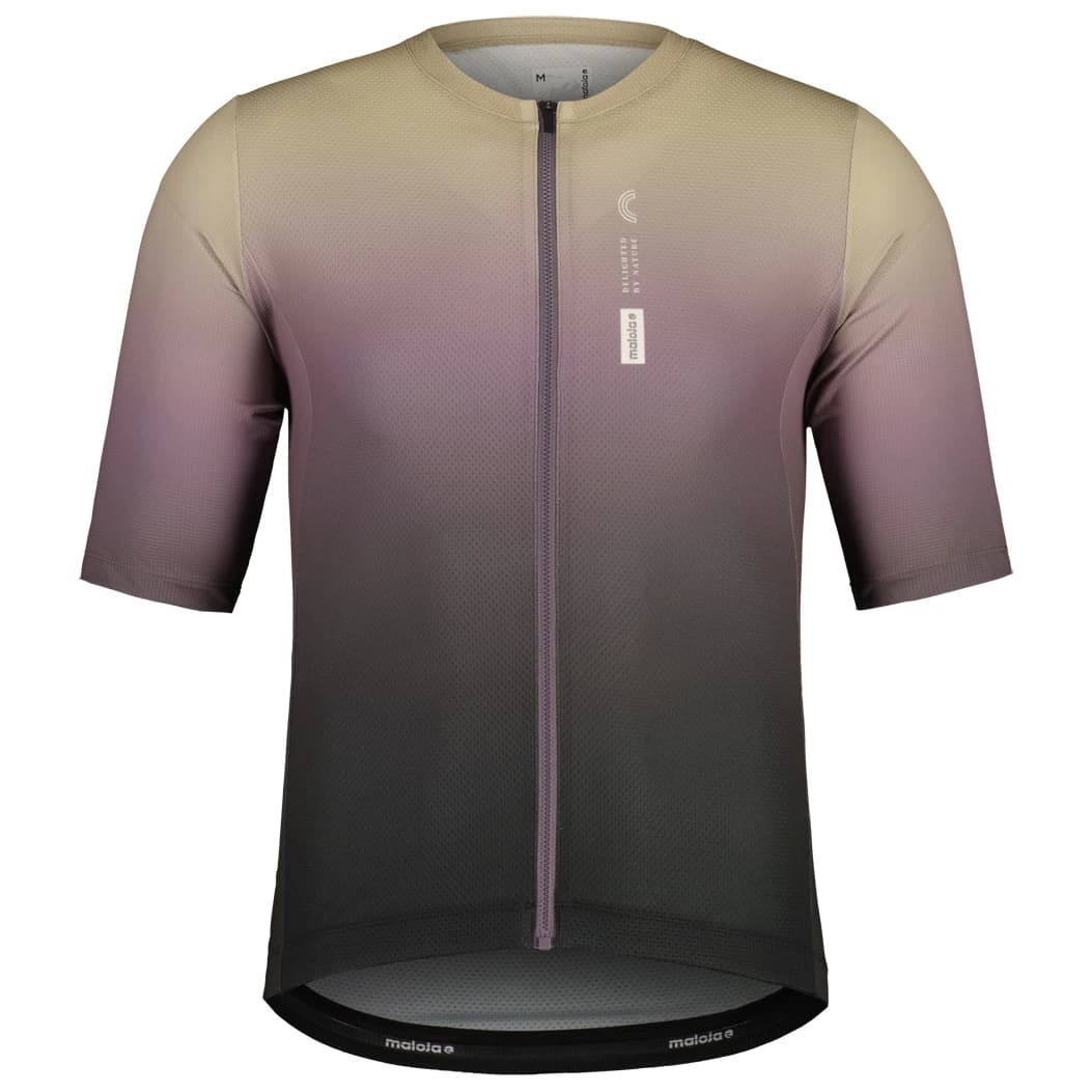 Мъжка фланелка с къс ръкав за колоездене Maloja MahlamM. Cycling jersey - Stormy Lilac